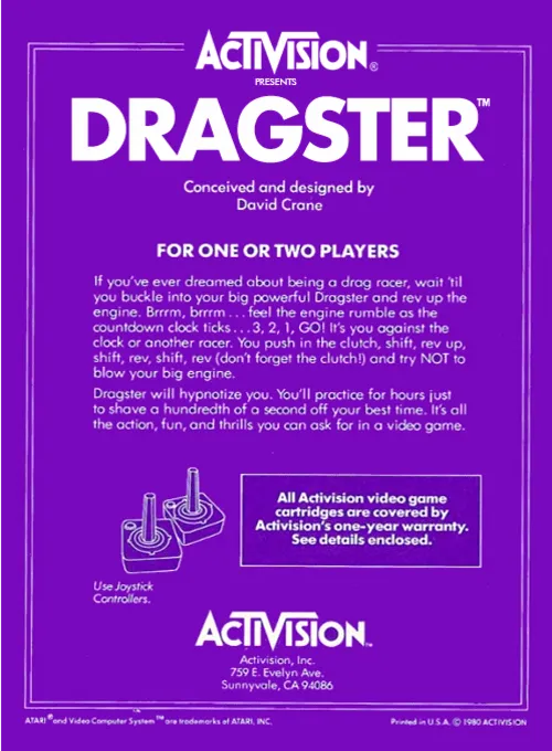 Dragster box back