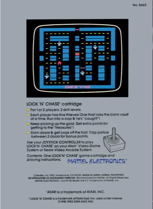 Lock 'n' Chase box back