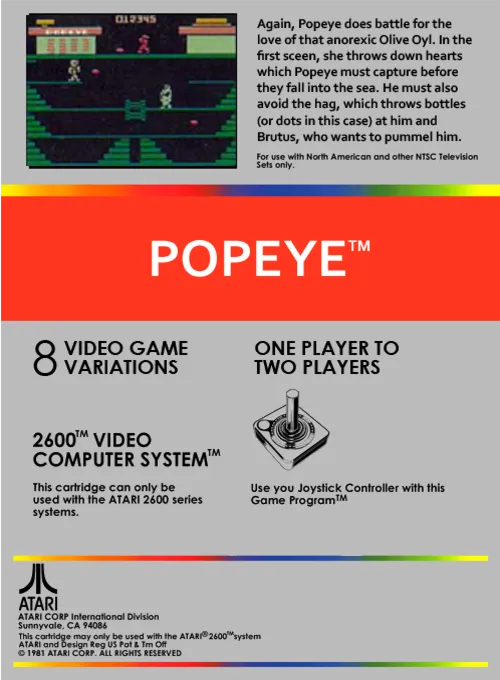 Popeye box back