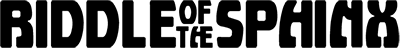 Riddle of the Sphinx logo