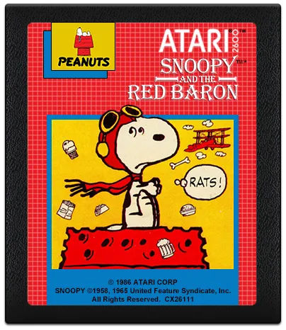 Snoopy and the Red Baron cart