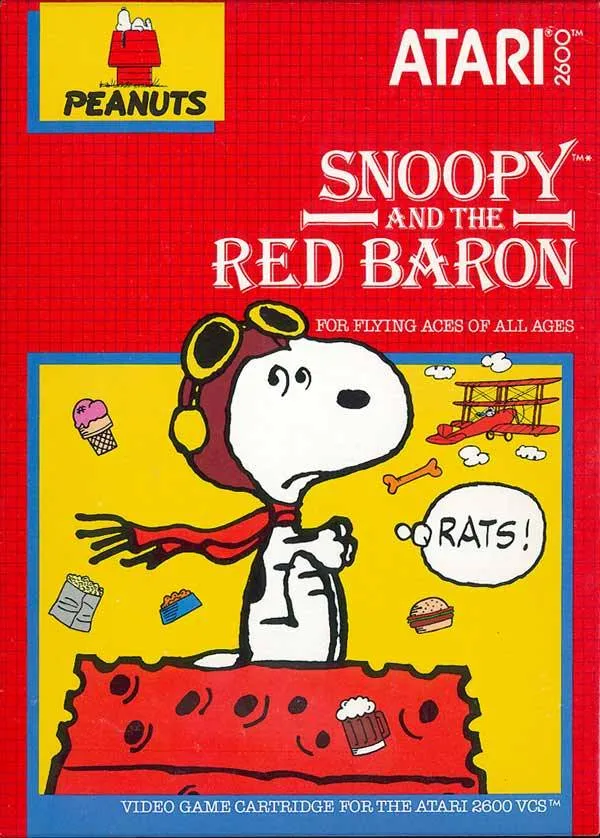 Snoopy and the Red Baron box art