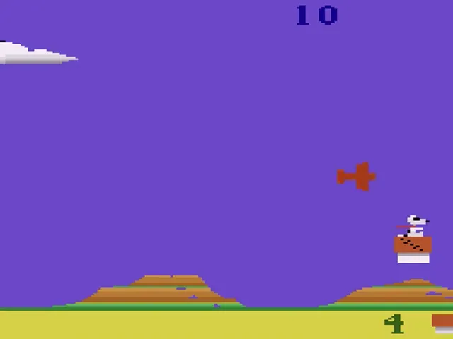 Backdrop artwork for Snoopy and the Red Baron