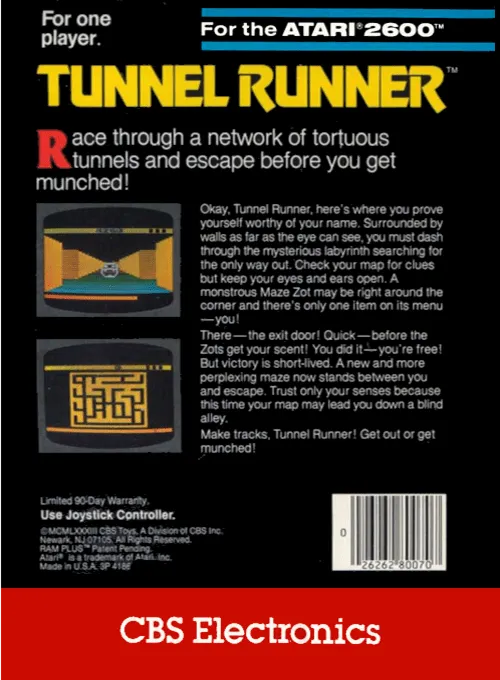 Tunnel Runner box back