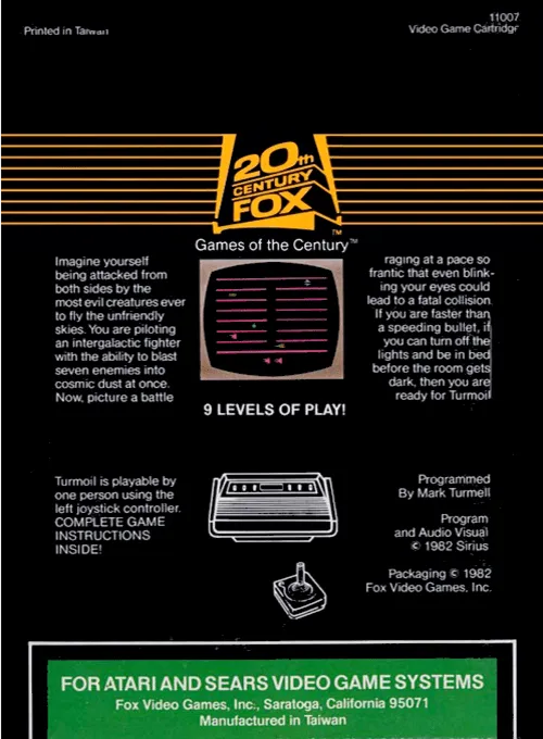 Turmoil box back