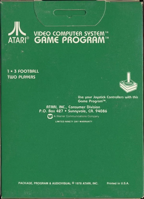 Football box back
