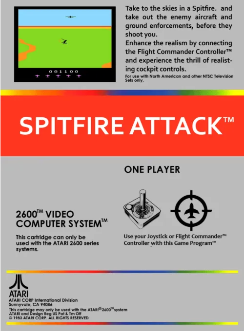 Spitfire Attack box back