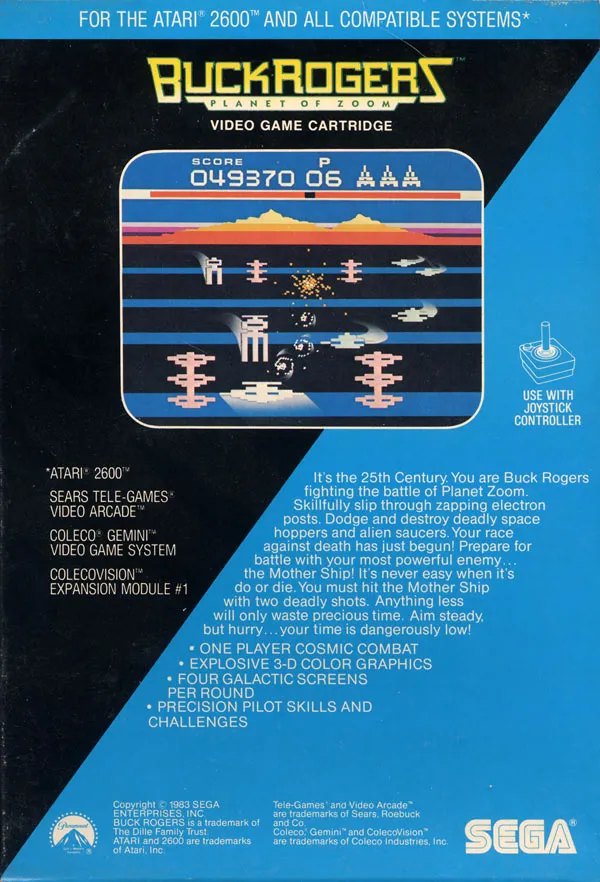 Buck Rogers: Planet of Zoom box back