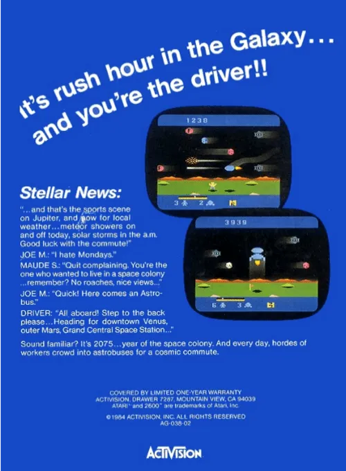 Cosmic Commuter box back
