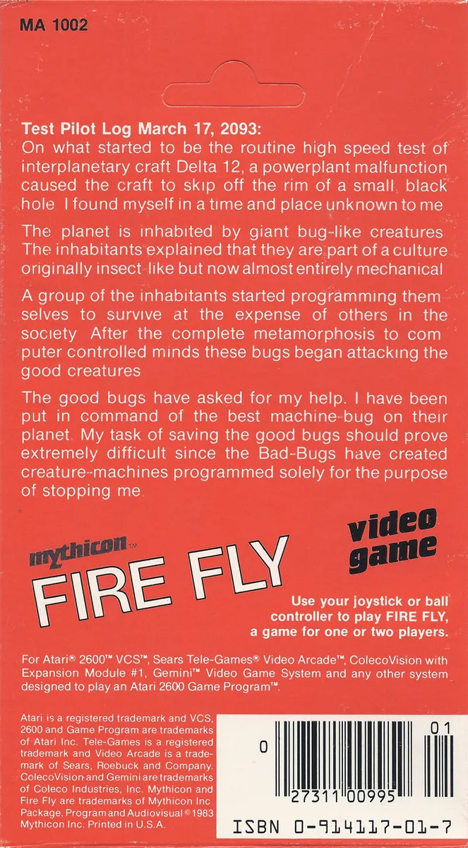 Fire Fly box back