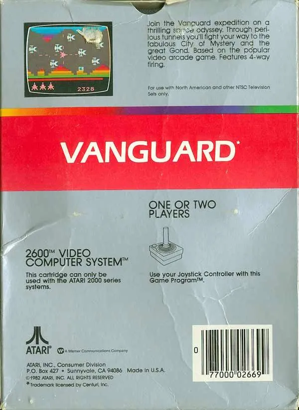 Vanguard box back