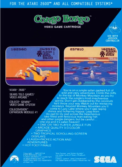 Congo Bongo box back