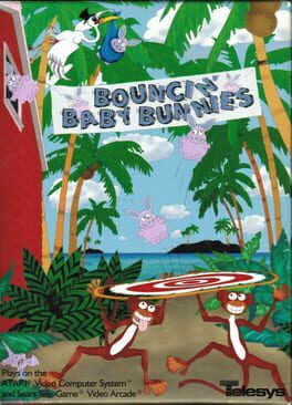 Bouncin' Baby Bunnies cover art for Atari 2600
