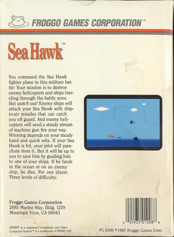 Sea Hawk box back