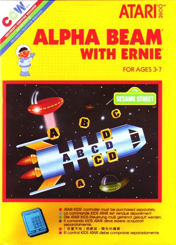 Alpha Beam With Ernie box art