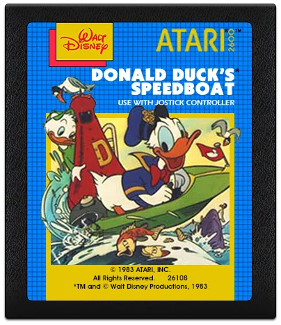 Donald Duck's Speedboat cart