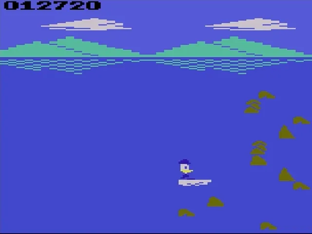 Backdrop artwork for Donald Duck's Speedboat