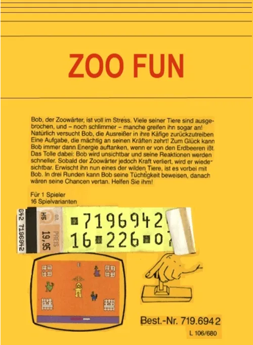 Zoo Fun box back