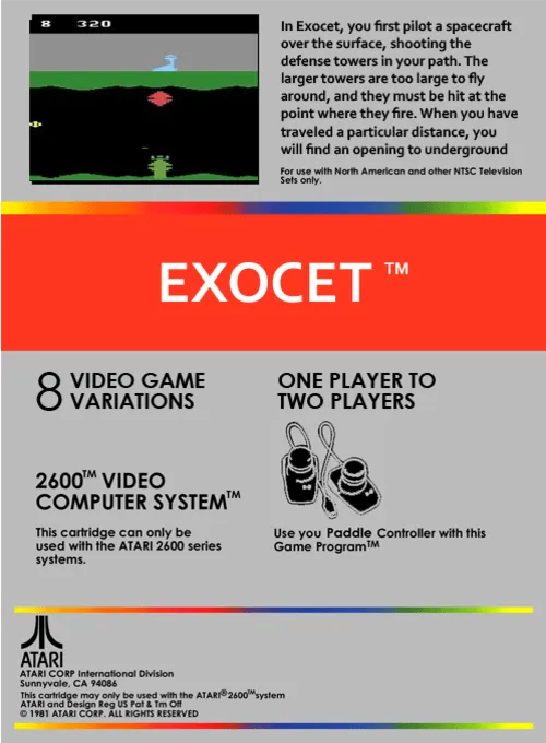 Exocet box back