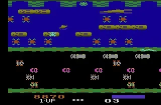 Backdrop artwork for The Official Frogger