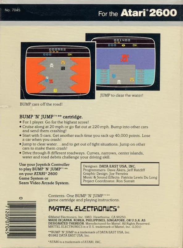 Bump 'n' Jump box back