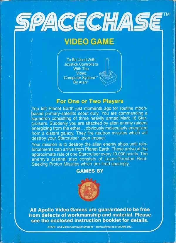 Spacechase box back