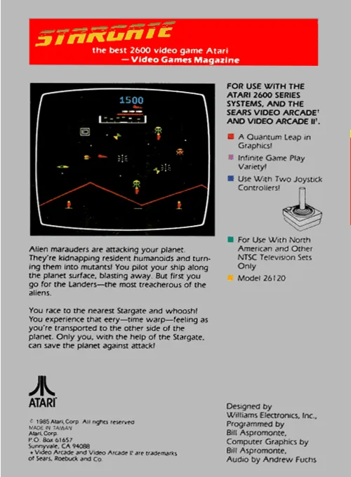 Stargate box back
