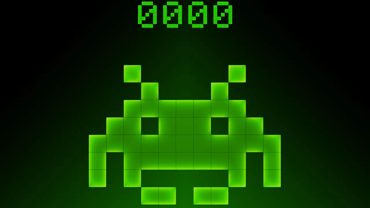 Backdrop artwork for Space Invaders