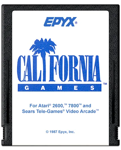California Games cart
