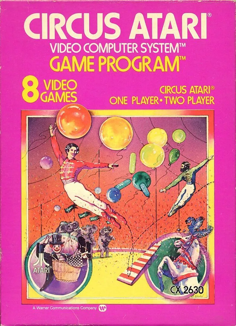 Circus Atari box art