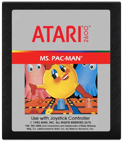 Ms. Pac-Man cart
