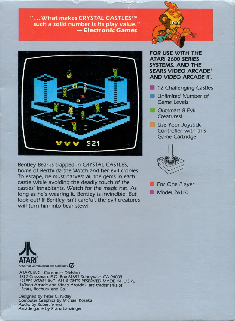 Crystal Castles box back