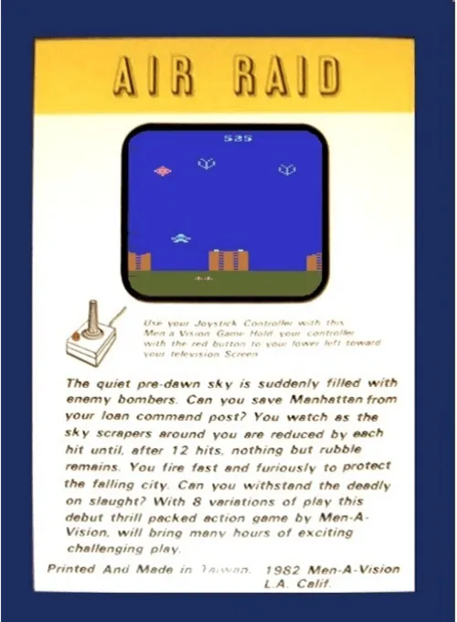 Air Raid box back