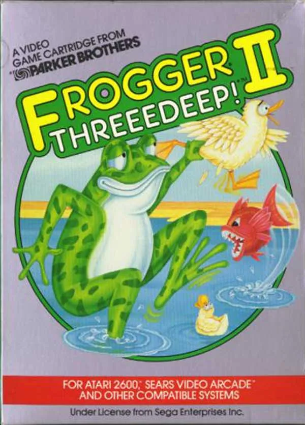 Frogger II: Threeedeep! box art