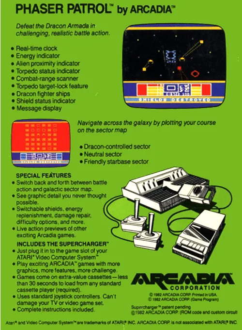 Phaser Patrol box back
