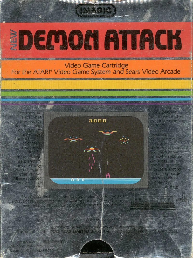 Demon Attack box back