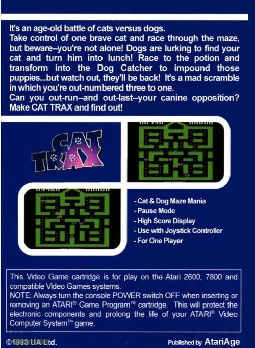 Cat Trax box back