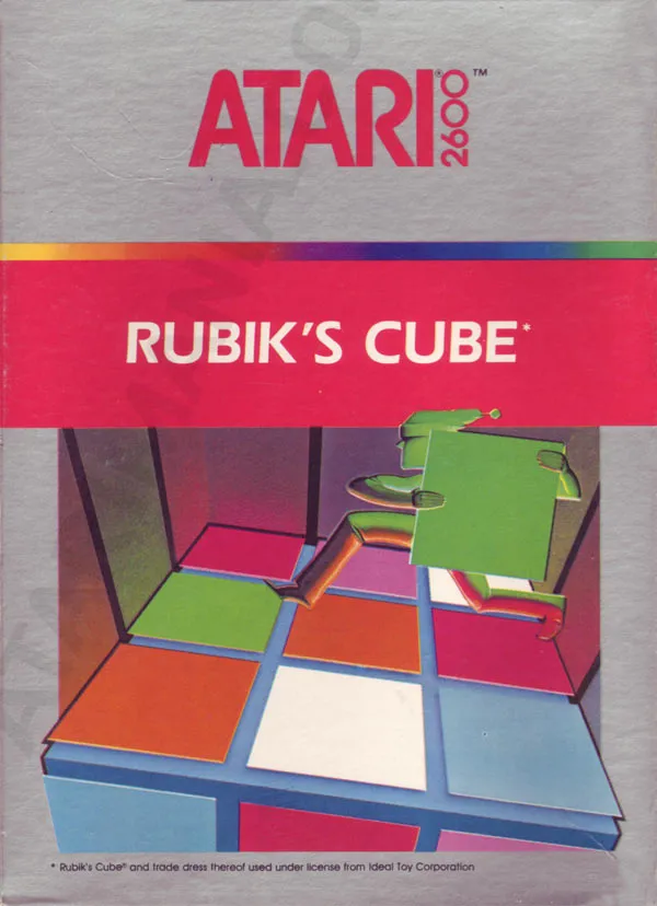 Rubik's Cube box art