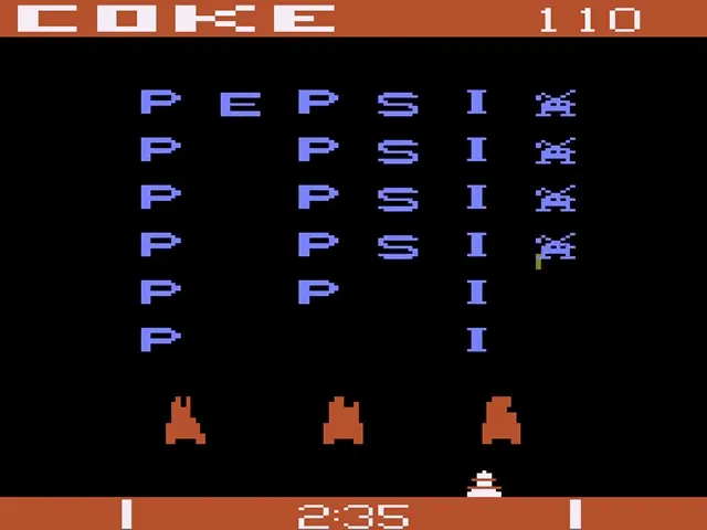 Backdrop artwork for Pepsi Invaders: Coke Wins