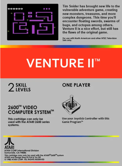 Venture II: The Abysmal Abyss box back