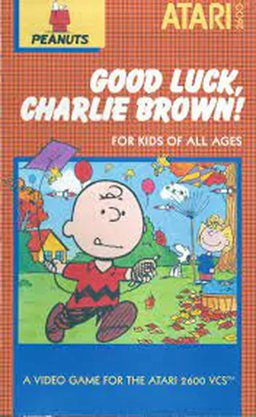 Good Luck, Charlie Brown cover art for Atari 2600