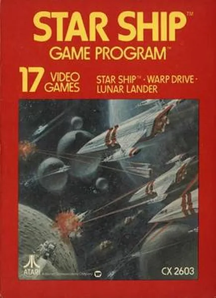 Star Ship ~ Outer Space cover art for Atari 2600