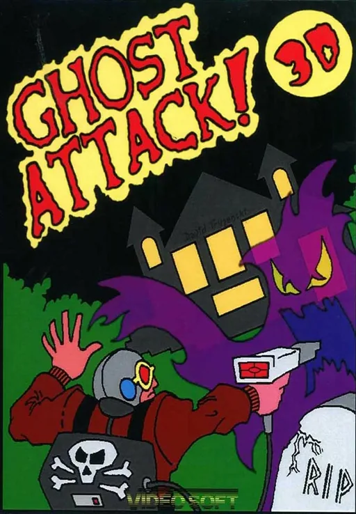 3-D Ghost Attack cover art for Atari 2600