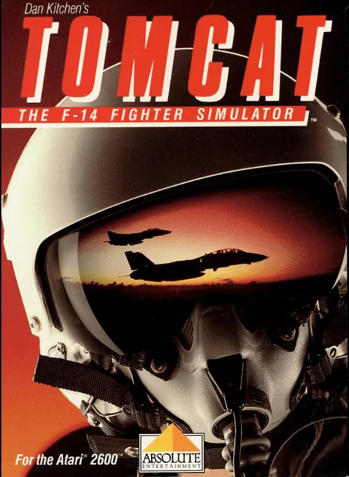 Dan Kitchen's Tomcat - The F-14 Fighter Simulator cover art for Atari 2600