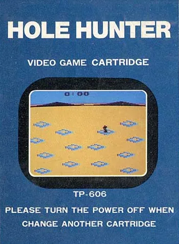 Hole Hunter cover art for Atari 2600