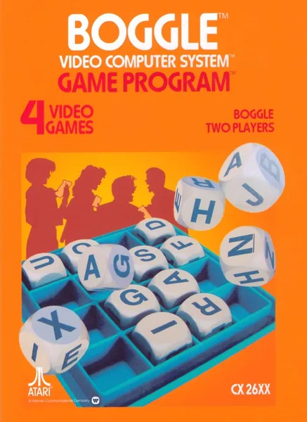 Boggle (USA) (Proto) (1978-08-07) cover art for Atari 2600