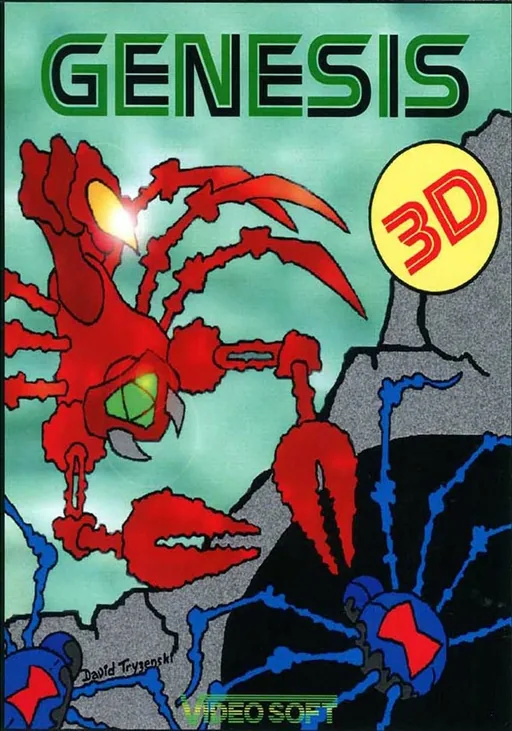 3-D Genesis cover art for Atari 2600