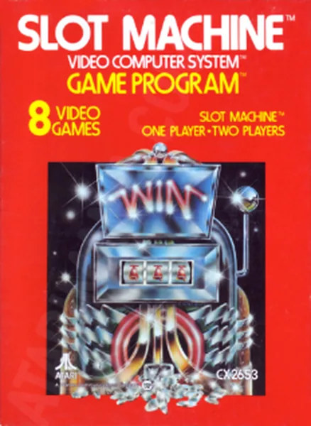 Slot Machine ~ Slots cover art for Atari 2600