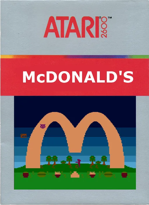McDonald's - Golden Arches Adventure cover art for Atari 2600
