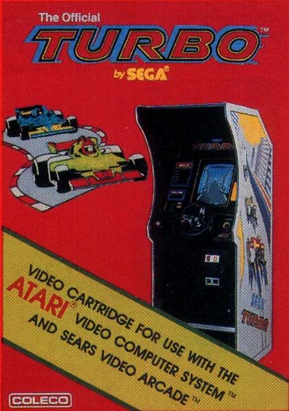 Turbo cover art for Atari 2600